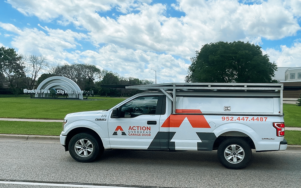 Action Overhead Garage Door Repair Truck