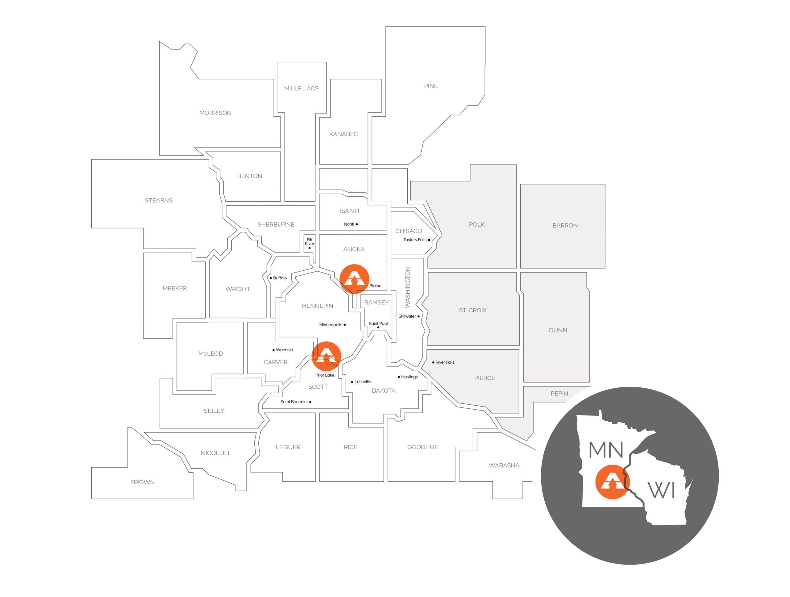 Service Area Map